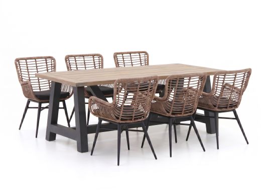 Intenso Asti/Bresimo 260 cm Gartenmöbel-Set 7-teilig