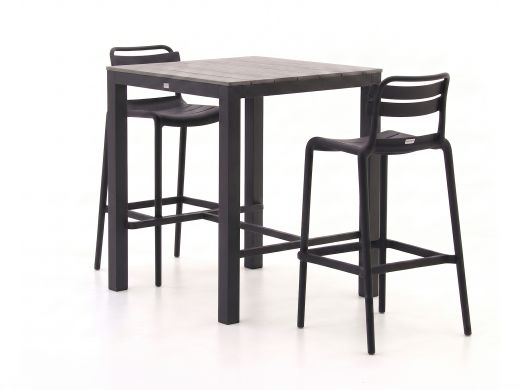 Forza Vico/Fidenza 80 cm Gartenbar-Set 3-teilig