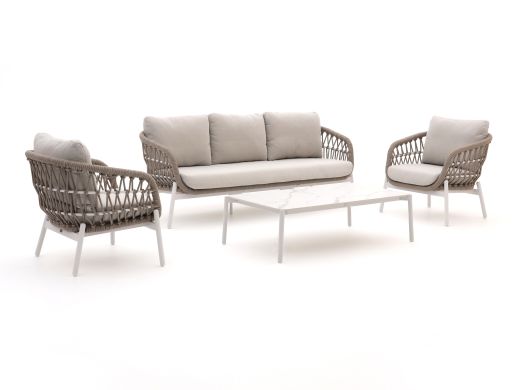 Bellagio Cupello Sessel-Sofa-Lounge-Set 4-teilig