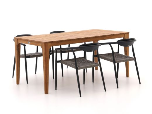 Manifesto Cavone/Bruca 170 cm Gartenmöbel-Set 5-teilig stapelbar