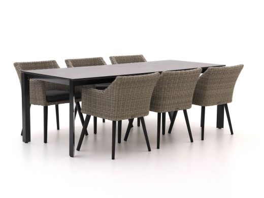 Manifesto Matese/Sestino 220 cm Gartenmöbel-Set 7-Teilig
