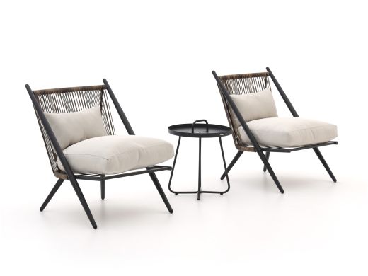 Intenso Brittoli/Pito ø 44 cm lounge Balkon-Set 3-delig