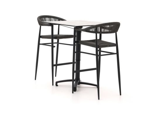 Manifesto Belpasso/Canzo 70 cm Gartenbar-Set 3-Teilig Stapelbar