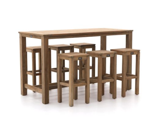 ROUGH-X 180 cm Gartenbar-Set 7-teilig