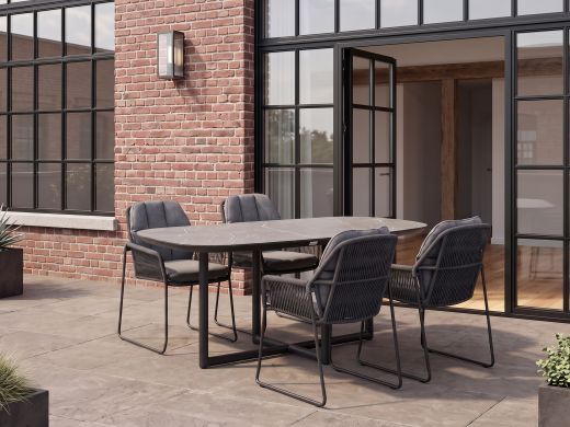 Tierra Outdoor Rivera 180 cm Gartenmöbel-Set 5-teilig