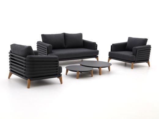 Bellagio Esenta Sessel-Sofa Lounge-Set 5-teilig