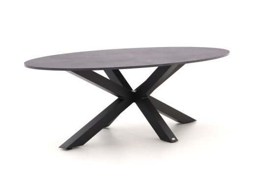 Bellagio Induno Ellips Gartentisch 200x110 cm