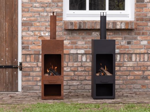 RedFire Jersey XXL Kamin 45x45x186 cm - Rost