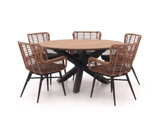 Intenso Asti/Fidenza ø 149 cm Gartenmöbel-Set 6-teilig