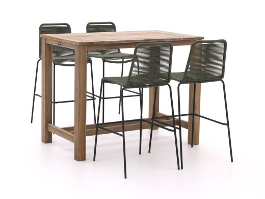 Manifesto Mussa/ROUGH-X 135 cm Gartenbar-Set 5-teilig stapelbar