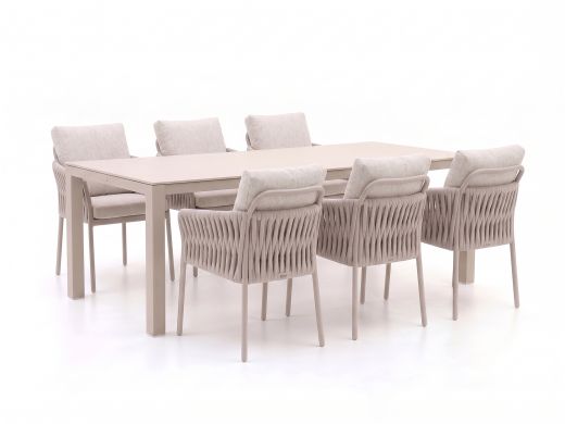 SUNS Fiave/Monte Vari 240 cm Gartenmöbel-Set 7-teilig