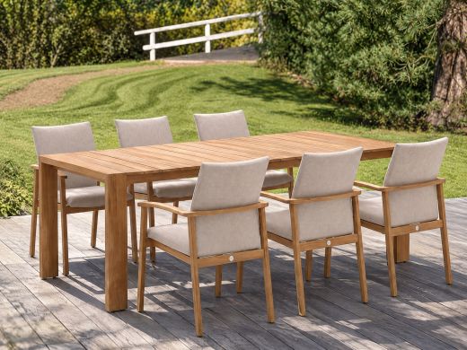 SUNS Florine/Erice 240 cm Gartenmöbel-Set 7-teilig
