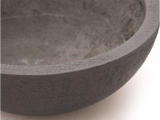Luca Lifestyle Terreno Bowl Blumentopf M ø 40 cm (h: 18 cm) - Aschbraun