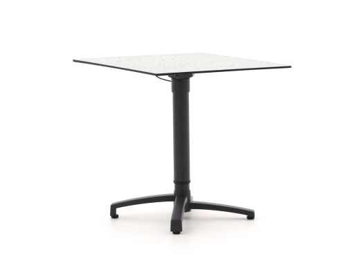 Bellagio Canzo Gartentisch klappbar 70x70x73/109 cm verstellbar