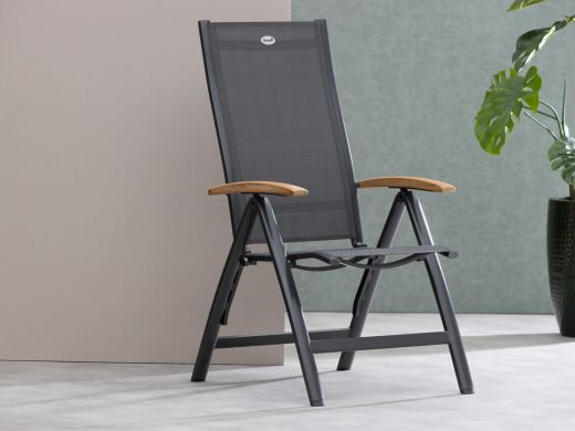 Hartman Troy Gartenstuhl Hochlehner mit Brisbane Gartenhocker