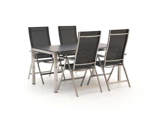 Bernstein Freiburg/Koblenz 160cm Gartenmöbel-Set 5-teilig verstellbar