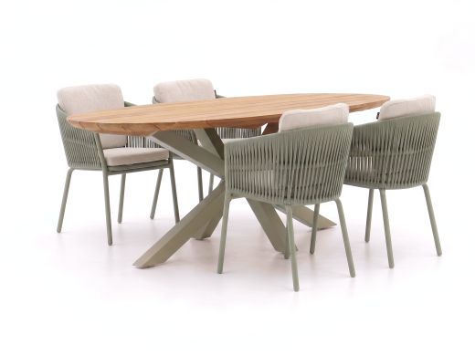 Hartman Sevilla/San Sebastian 200 cm Gartenmöbel-Set 5-teilig