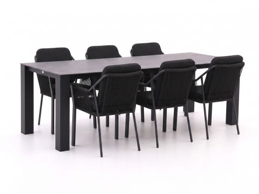 Tierra Outdoor Liv/Lagundo 230cm dining tuinset 7-delig stapelbaar