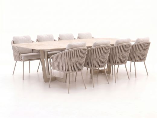 SUNS Dolce/Palermo 280cm dining tuinset 9-delig