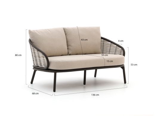 Apple Bee Pine Key Gartensofa 2-Sitzer 145 cm