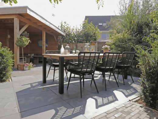 Intenso Asti/ROUGH-S 220 cm Gartenmöbel-Set 7-teilig
