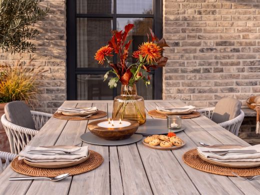 Tierra Outdoor Kerzenschale ø 40 cm - Teak