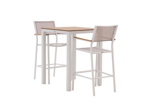 Bellagio Roma/Fidenza 80 cm Gartenbar-Set 3-teilig