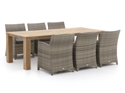 Forza Barolo/ROUGH-X 240 cm Gartenmöbel-Set 7-teilig