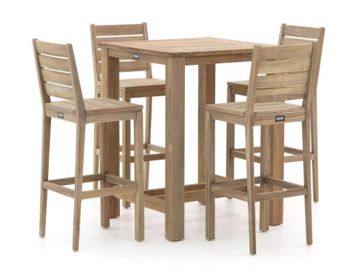 ROUGH-S/ROUGH-X 80 cm Gartenbar-Set 5-teilig