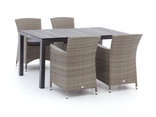 Forza Barga/Fidenza 160 cm Gartenmöbel-Set 5-teilig