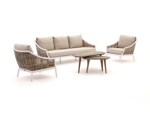 Apple Bee Milou/ROUGH-K Sessel-Sofa Lounge-Set 5-teilig