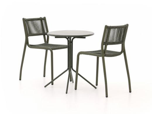 Manifesto Misurina/Aziano ø60cm dining tuinset 3-delig stapelbaar