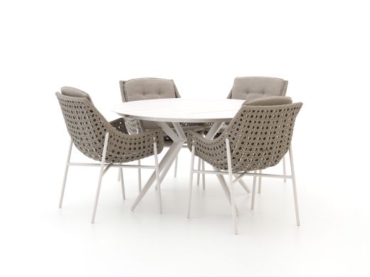 Manifesto Novara/Sora ø 127 cm Gartenmöbel-Set 5-teilig