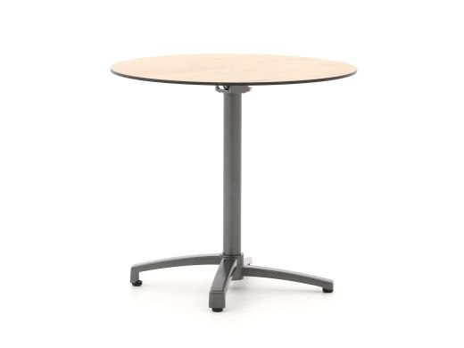 Bellagio Canzo Gartentisch klappbar ø80 cm (h:73 cm)
