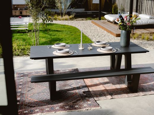 Bellagio Cavoli Picknicktisch 220x86x74 cm