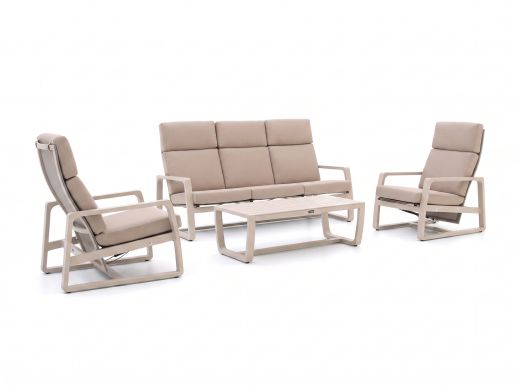 Manifesto Rubbiano Sessel-Sofa Lounge-Set 4-teilig 5-Sitzer
