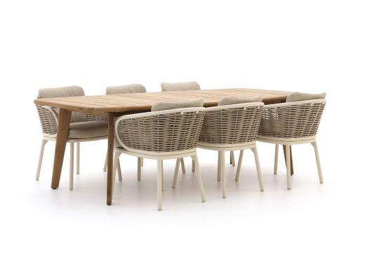 Apple Bee Pine Key/Martinique 250 cm Gartenmöbel-Set 7-teilig