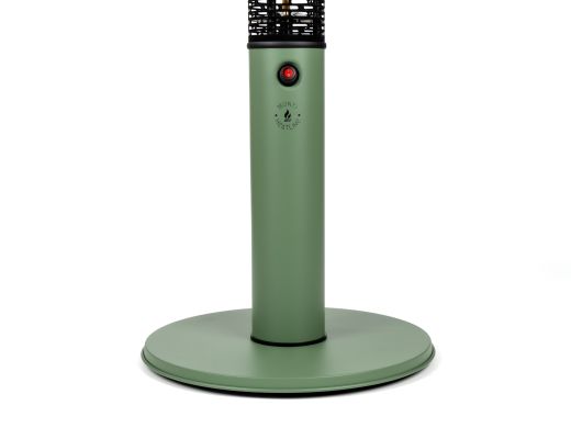 Monti HeatLine Vibe Bartisch mit Heizstrahler 1500 W ø 60 cm (h: 110 cm) - Grün