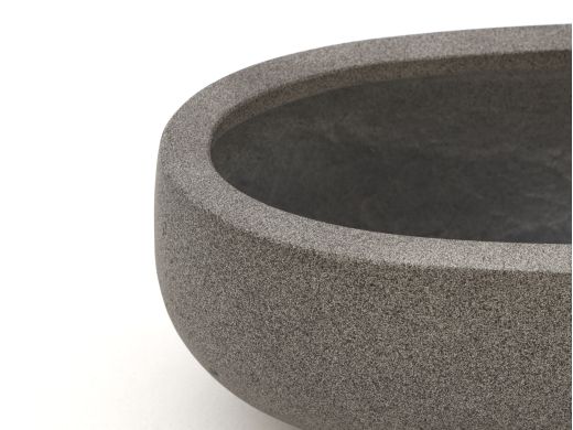 Luca Lifestyle Grigio Longtail Blumentopf S 45x20x15 cm - Naturbeton