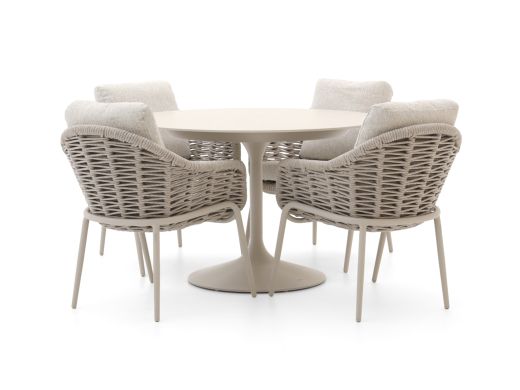 SUNS Casto/Nova ø 120 cm Gartenmöbel-Set 5-teilig