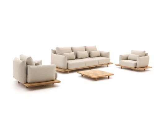 SUNS Bora Sessel-Sofa Lounge-Set 4-teilig