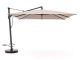 Glatz Sombrano S+ Easy Ampelschirm 350x350 cm - Taupe (151) (inkl. Shadowline Schirmständer 140 kg) (inkl. Schutzhülle) Aluminium (Gestell = Anthrazit)