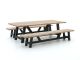 Bellagio Bresimo 260 cm Picknick Sitzgruppe 3-teilig