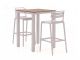 Forza Vico/Fidenza 80 cm Gartenbar-Set 3-teilig