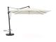 Glatz Sombrano S+ Easy Ampelschirm 300x300 cm - Ekrü (158) (inkl. Shadowline Schirmständer 140 kg) (inkl. Schutzhülle) (Gestell = Anthrazit)