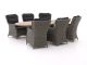 Intenso Milano/ROUGH-Y Ellips 240 cm Dining-Lounge Gartenmöbel-Set 7-teilig