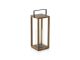 SUNS Sam Laterne 20x22x53 cm - Natural Teak/Matt Royal Grey