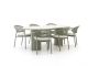 Hartman Taragona/Valencia 220 cm Gartenmöbel-Set 7-teilig