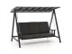 Manifesto Montalo Hollywoodschaukel 213 cm - Charcoal (inkl. Kissen)