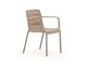 Forza Narni Gartenstuhl stapelbar - Taupe - Beige - Braun - Kunststoff